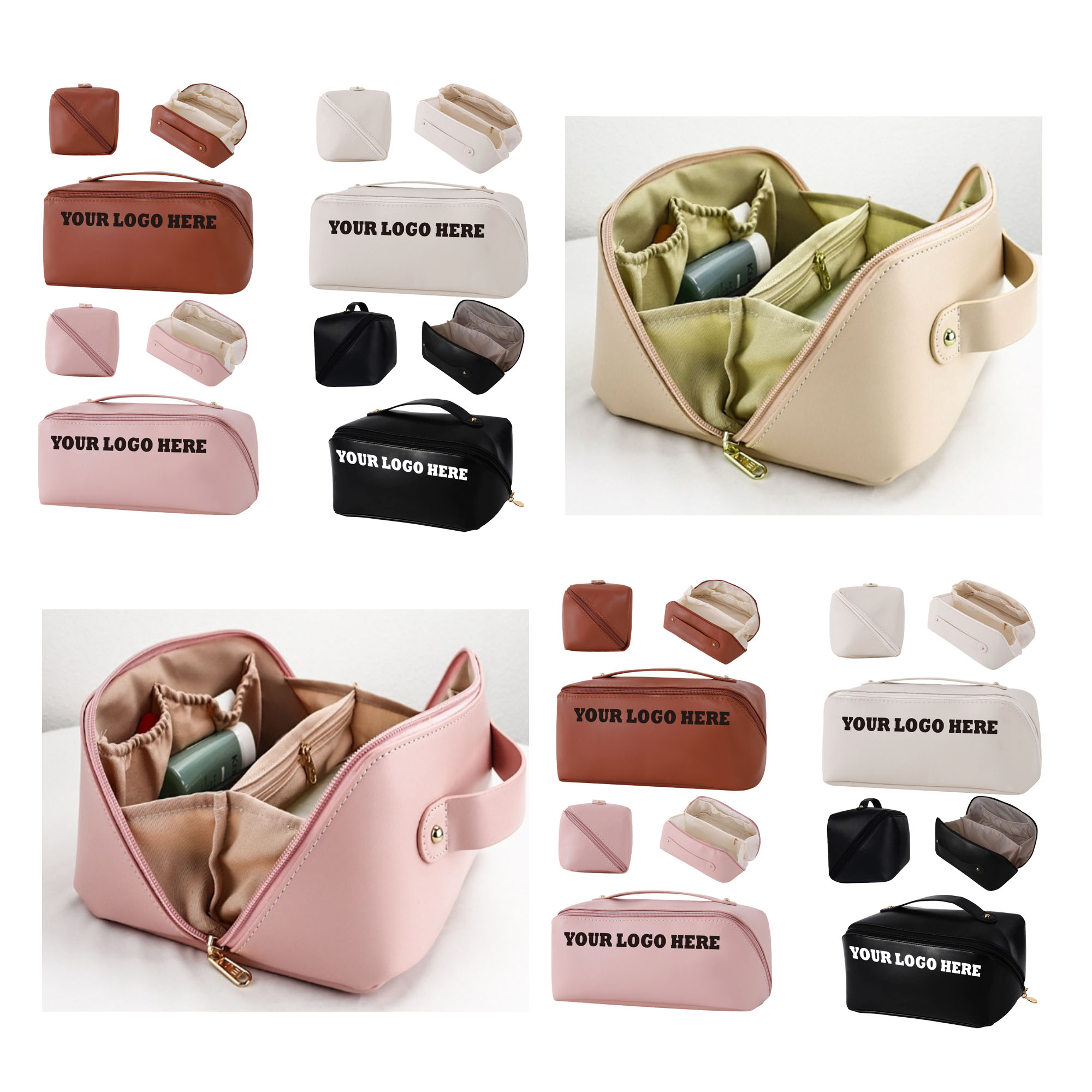 Portable Custom Logo Makeup Bag 2