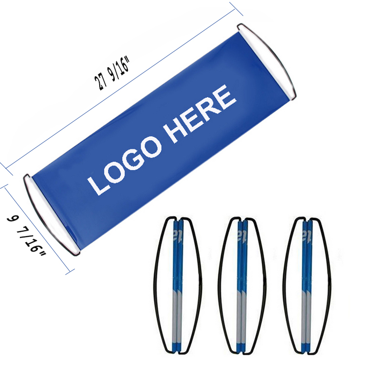 27 9/16" x 9 7/16" Hand Held Scrolling Banner/Flag 3