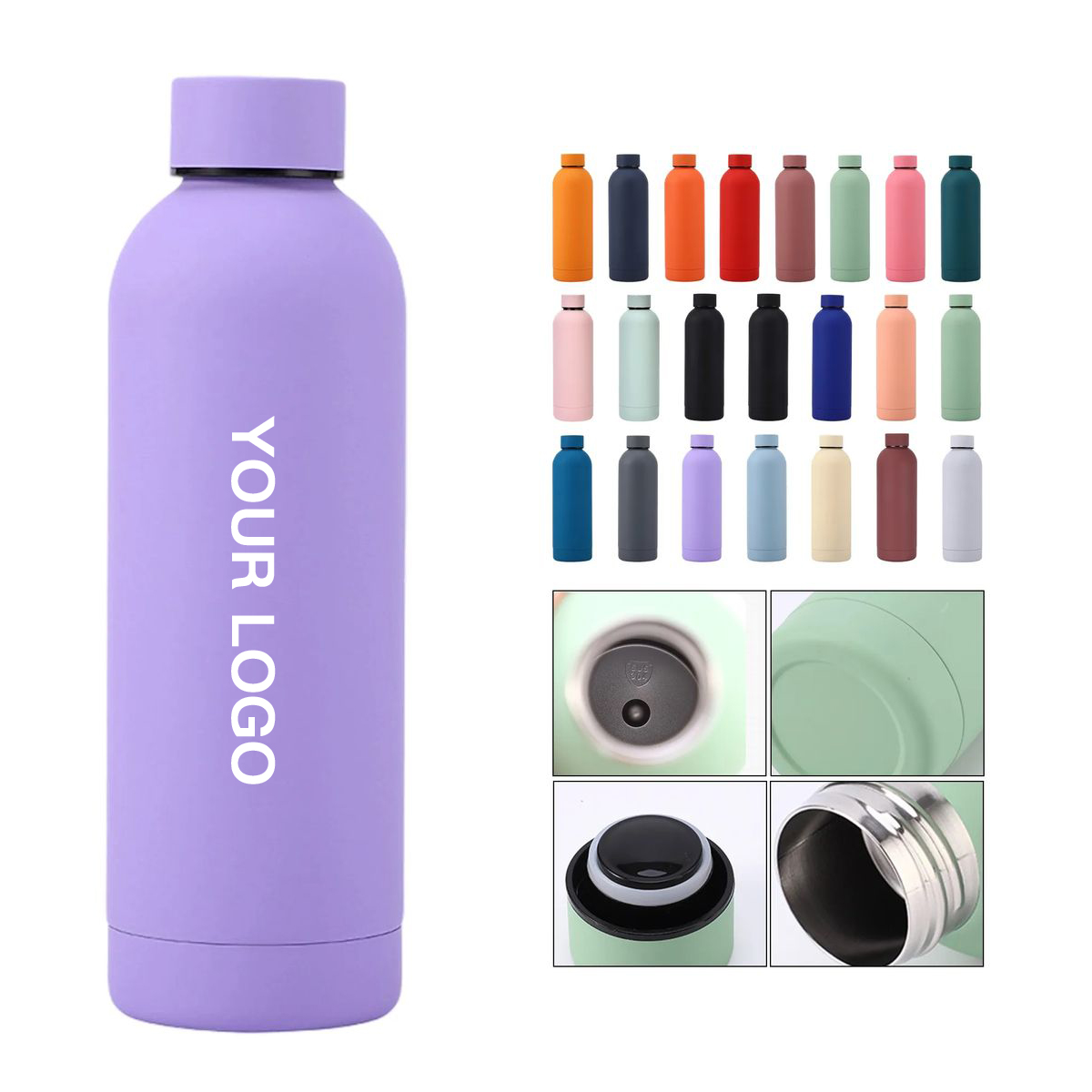 Durable 16oz Insulated Bottle for Outdoor Hydration 19