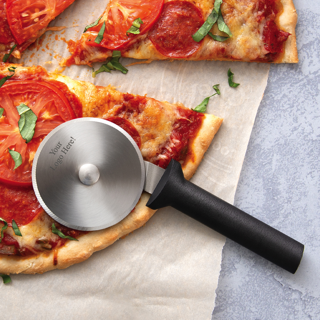 Pizza Cutter w/Black Knife 4
