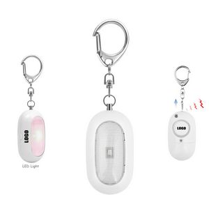 Oval Shaped Safety Alarm With Flashlight 120DB Panic Sound 8