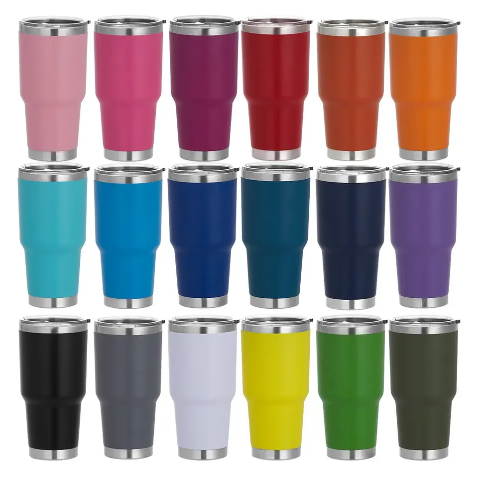 Custom Logo Printed 30 oz Double Wall Stainless Steel Mug 2