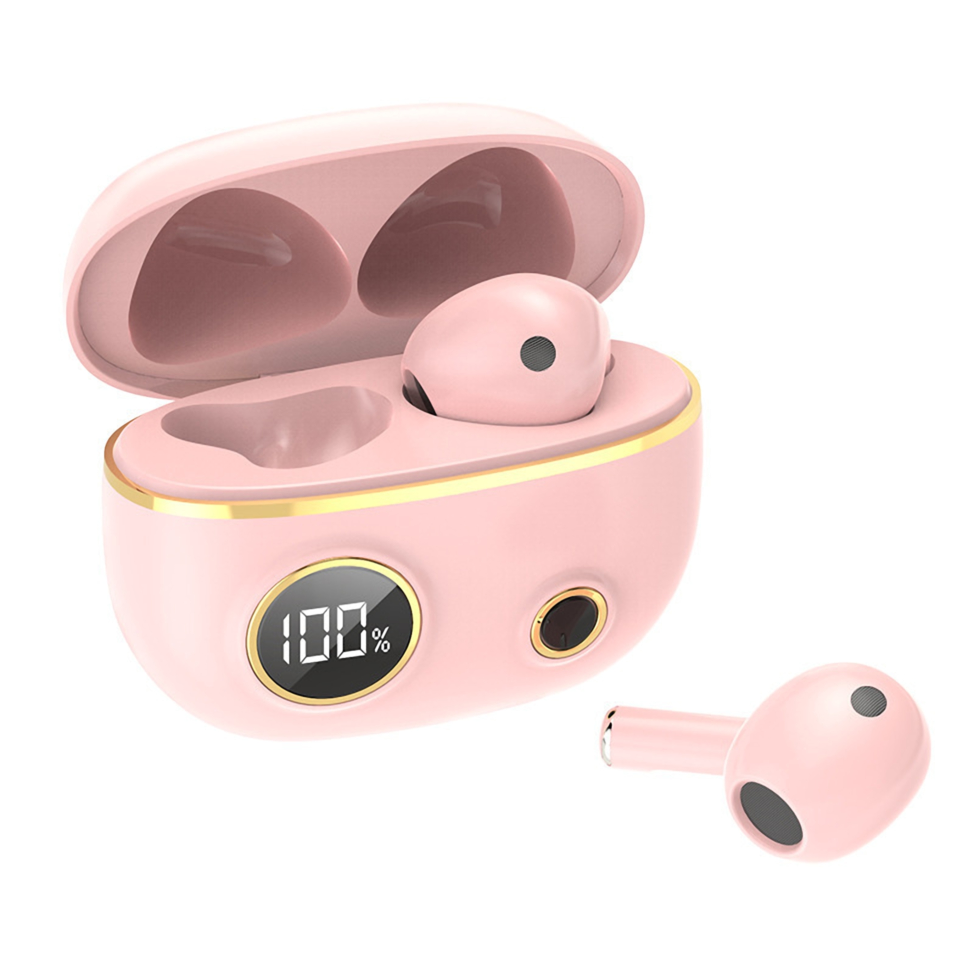Bluetooth Wireless Earbuds w/Pill Shaped Charging Case 2