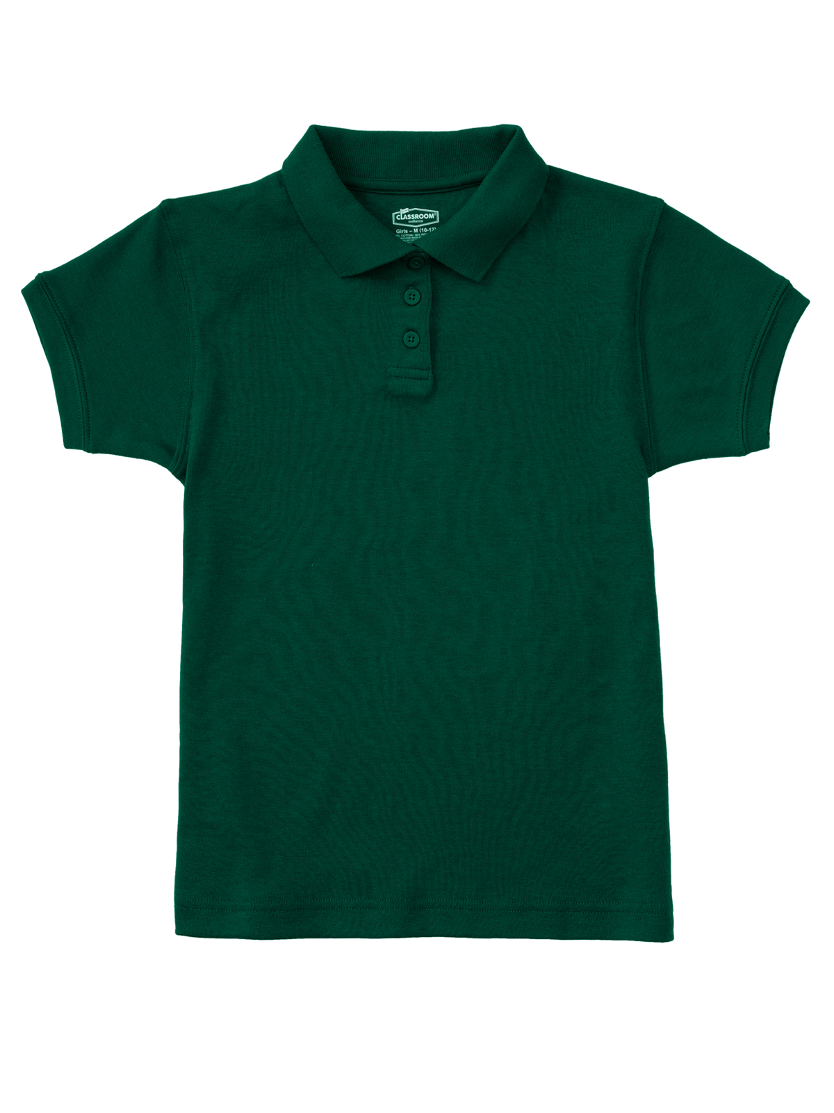 Classroom Uniforms - Girls' Short Sleeve Fitted Interlock Polo 10