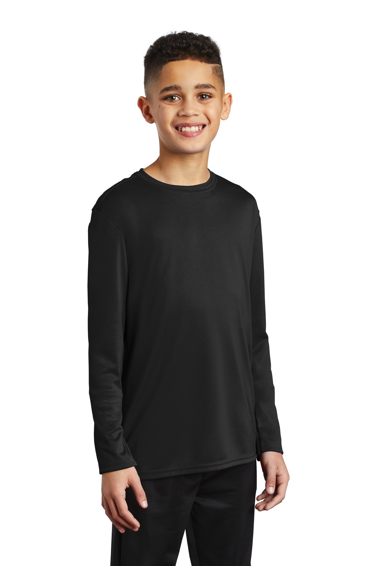 Port & Co Youth Long Sleeve Performance Tee PC380YLS 12