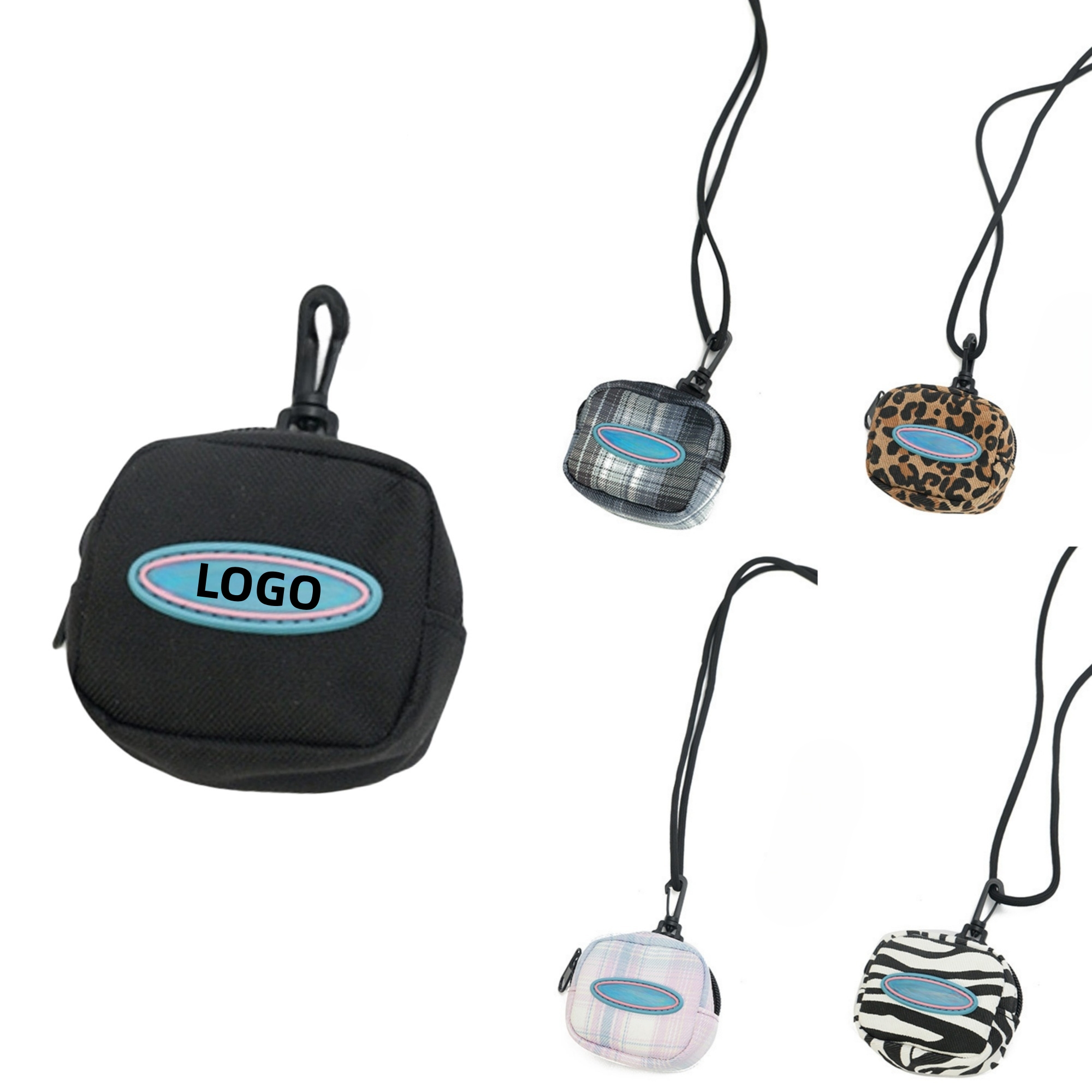 Travel Mini Pouch Coin Purse With Lanyard 2