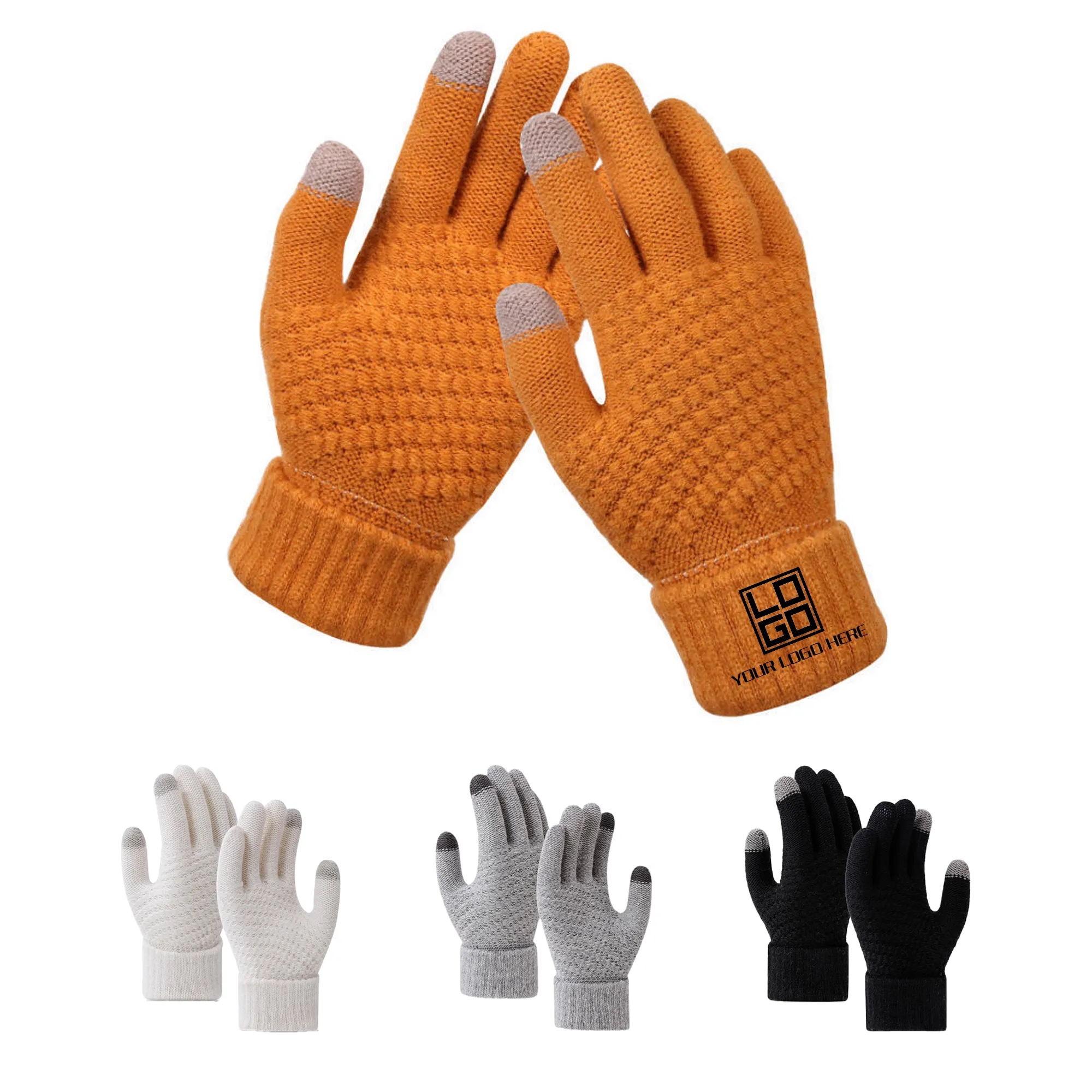 Winter Knitted Warm Gloves Touch Screen