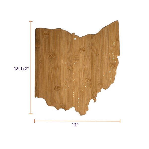 U.S. State Shaped Bamboo Cutting and Serving Boards 419