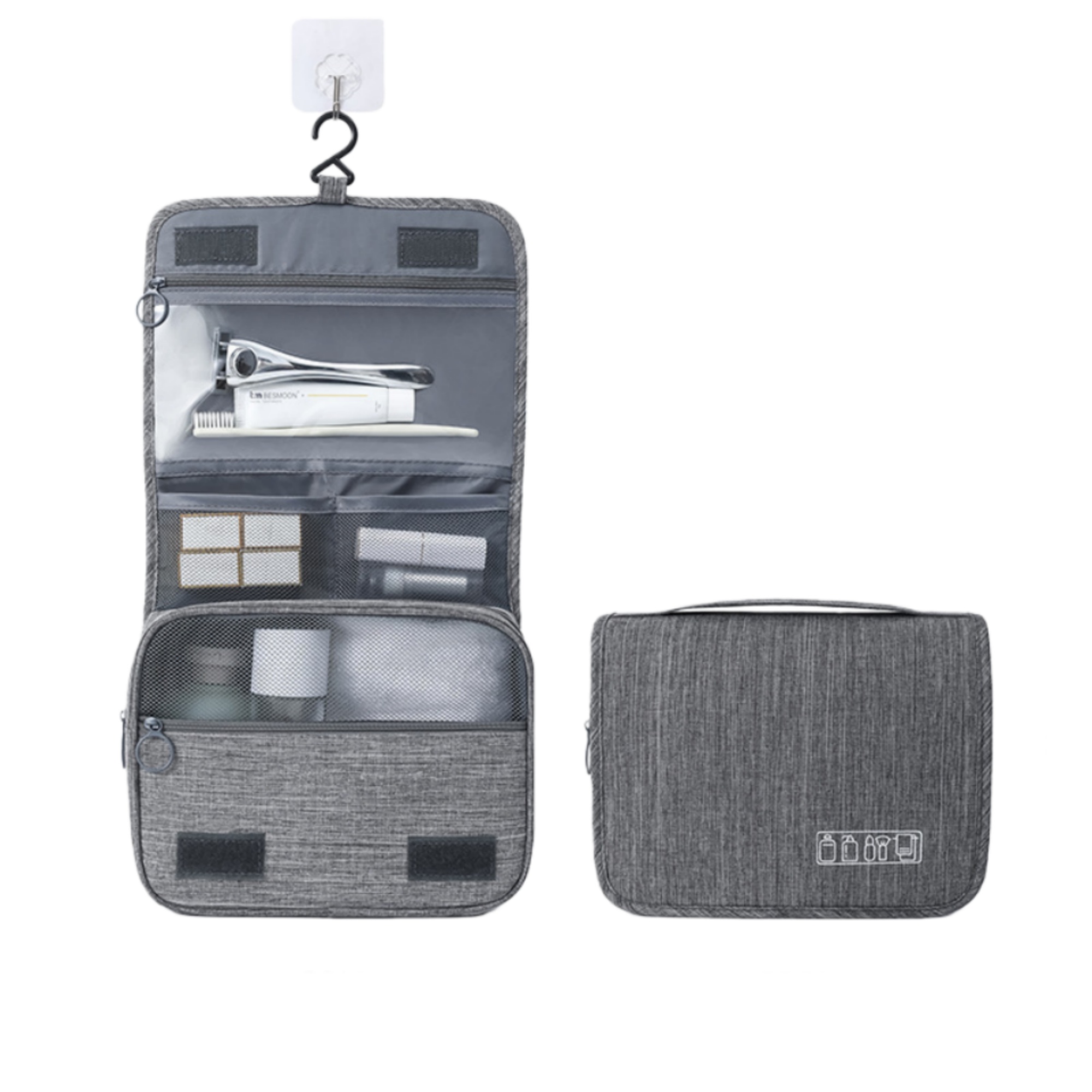 Large Capacity Hanging Travel Toiletry Bag 3
