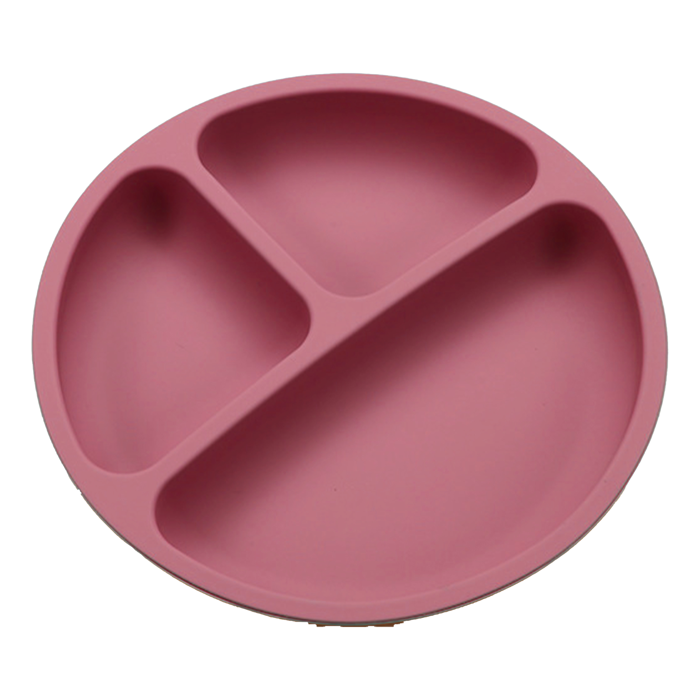 Silicone Children'S Complementary Food Compartment Plate 2