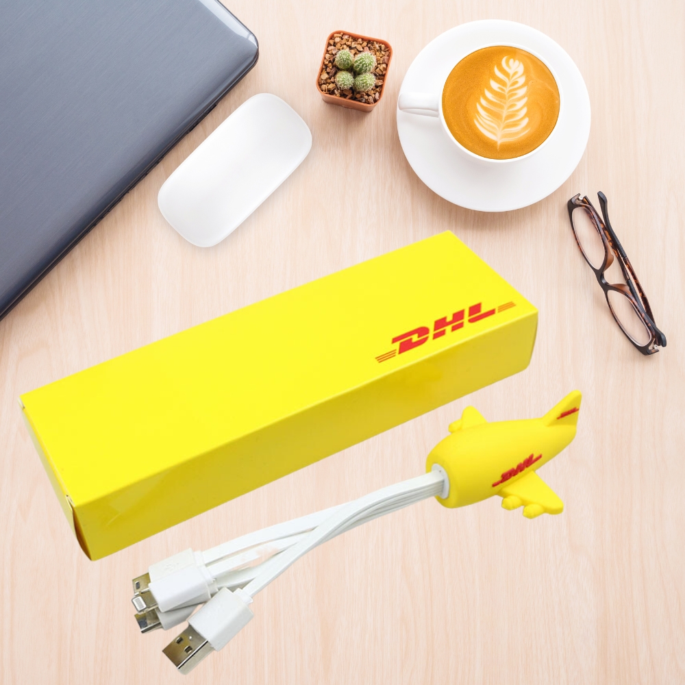 Custom 3D USB Charging Cable Charger - w/ Type C 5