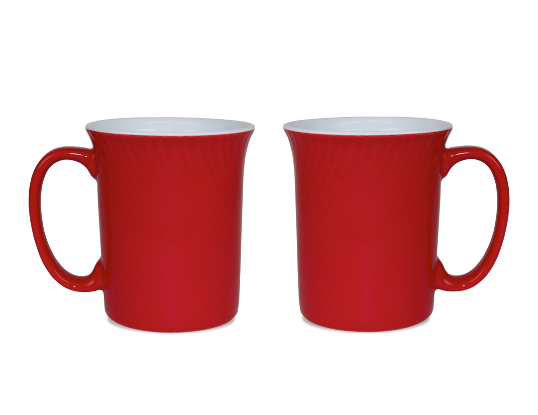 17 Oz. Ripple Ceramic Coffee Mug-Closeout 10