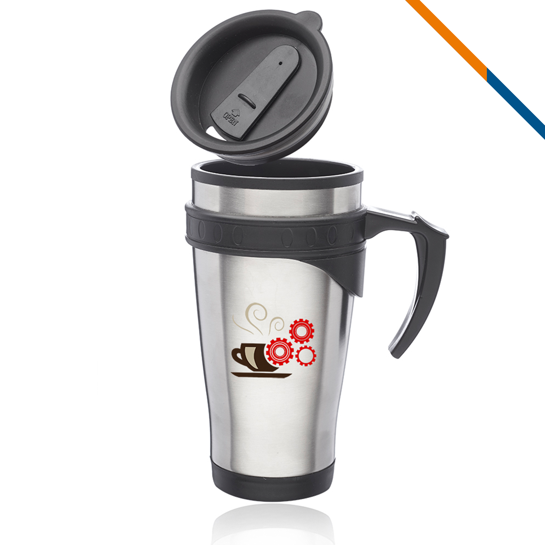 Ami Stainless Steel Travel Mug - 16 OZ. 3