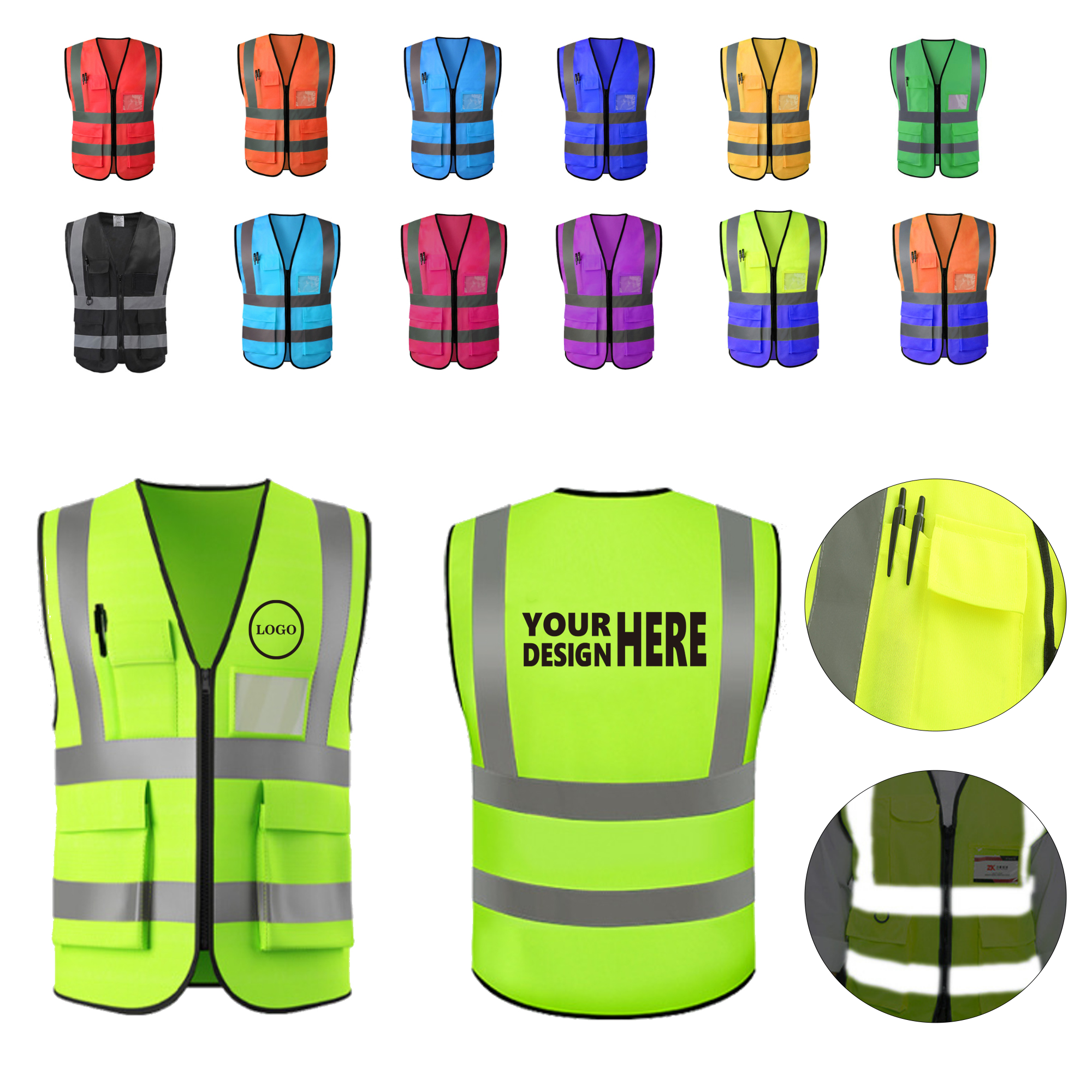 Safety Reflective Vest with High Visibility 2