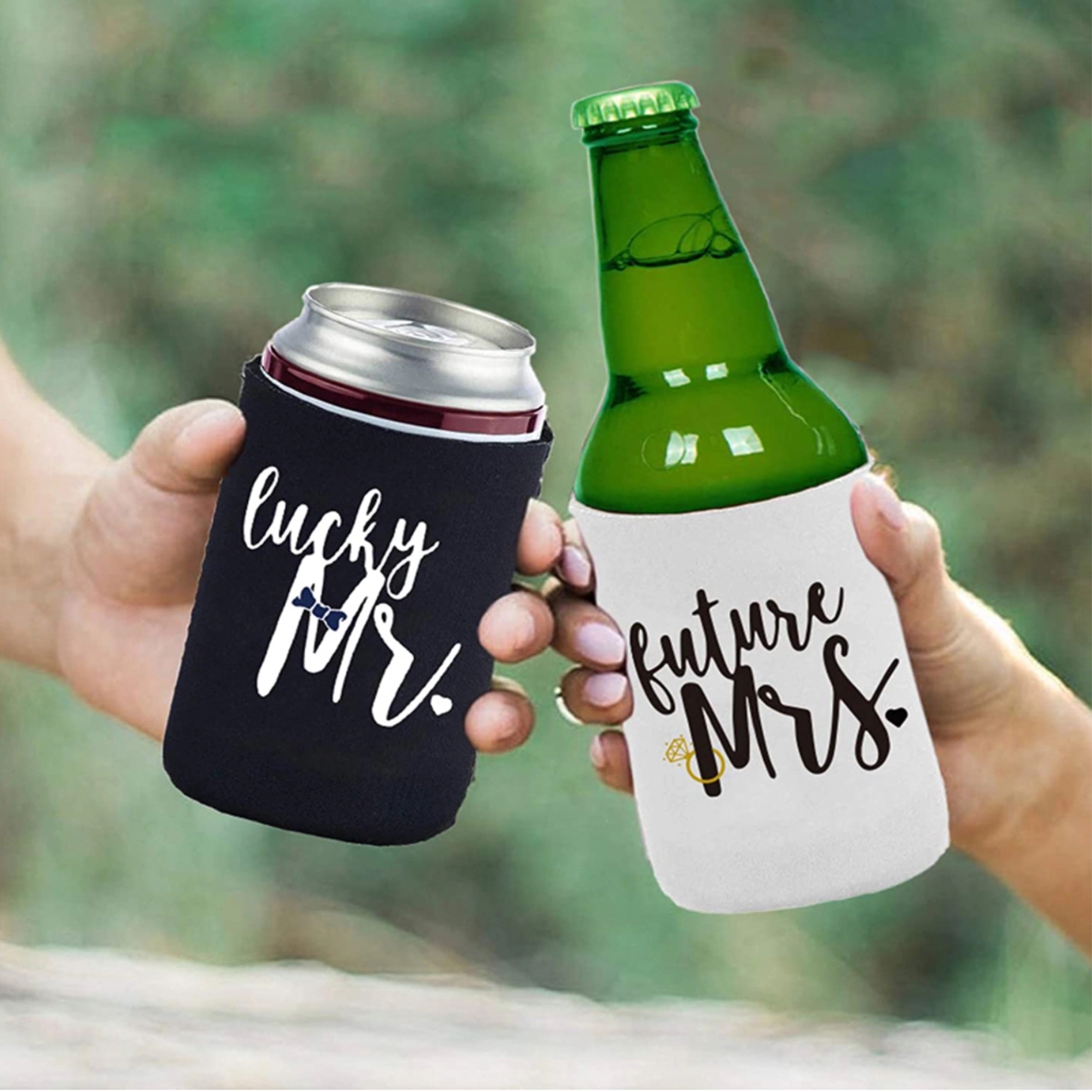 Neoprene Beer Can Cooler Sleeve, custom can cooler with logo imprint 2