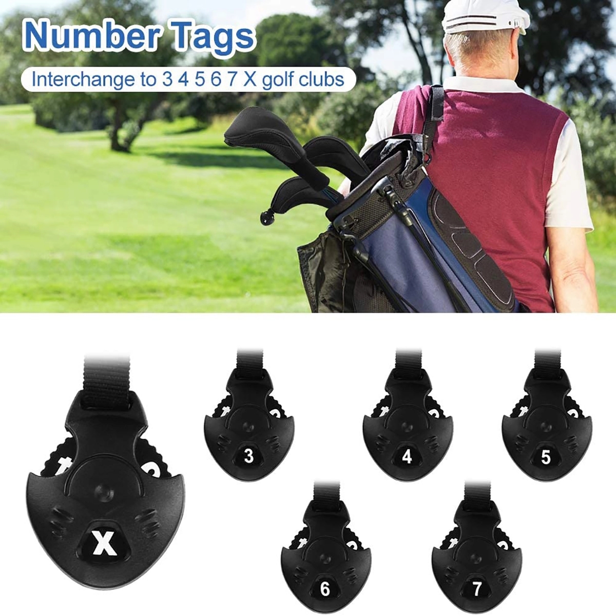 3pcs/Set Golf Club Head Covers 2