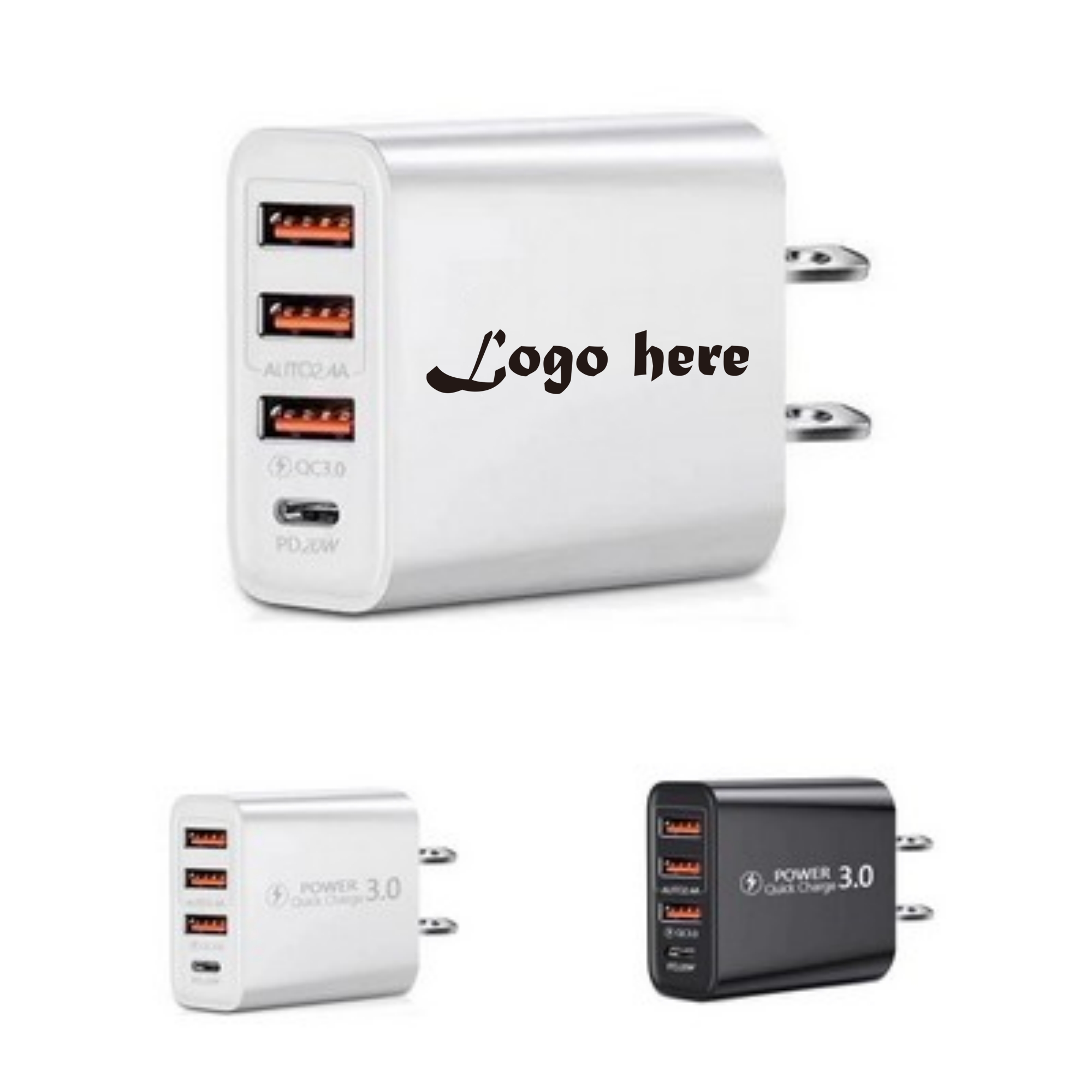 4-Port Charger Cube 1