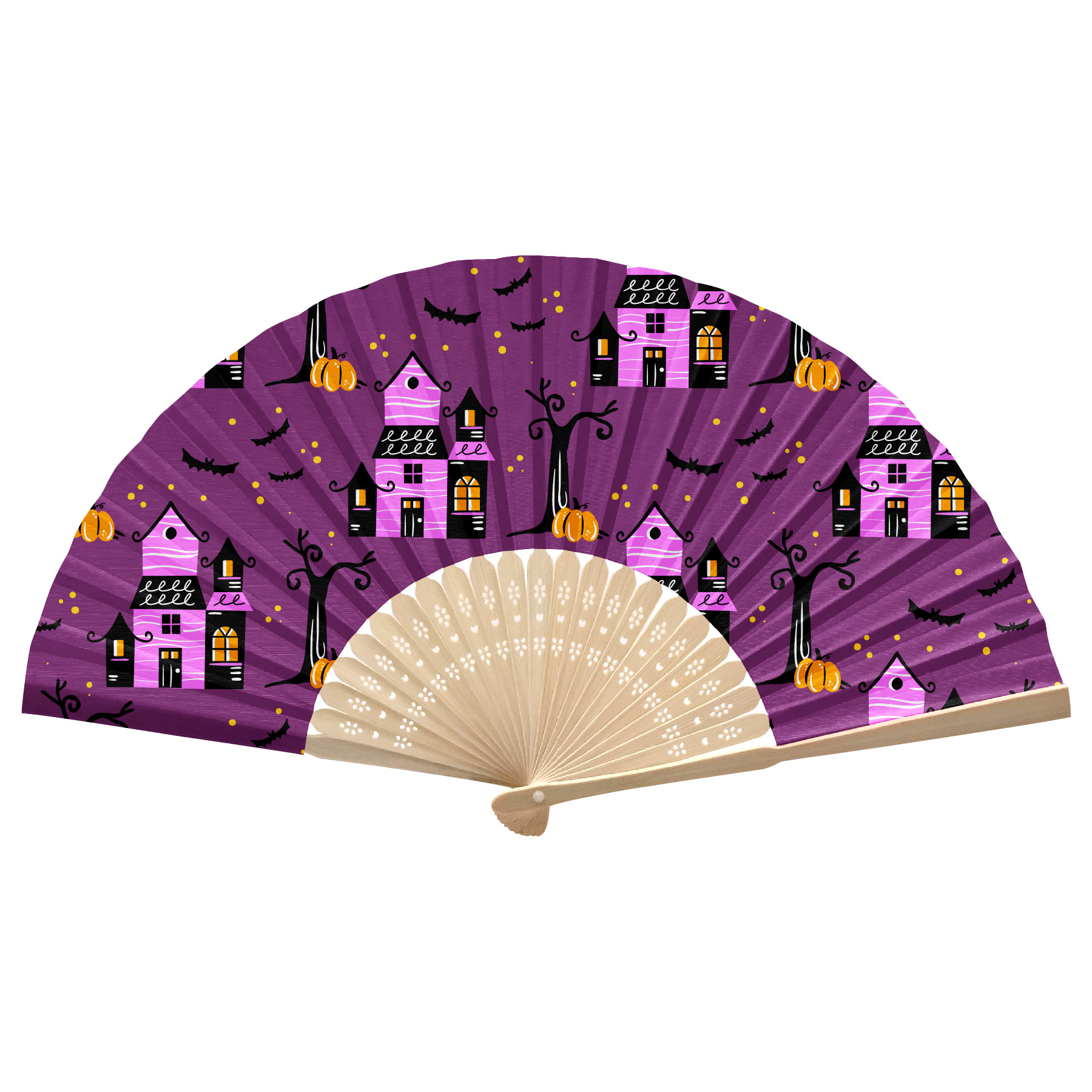 Foldable Bamboo Fan 30