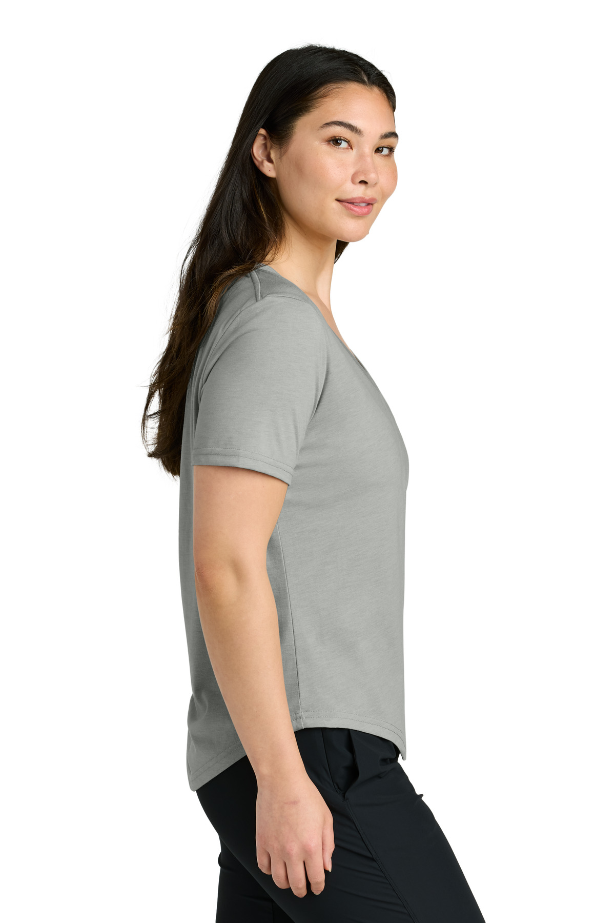 tentree Women's TreeBlend V-Neck T-Shirt TTCW5646 6