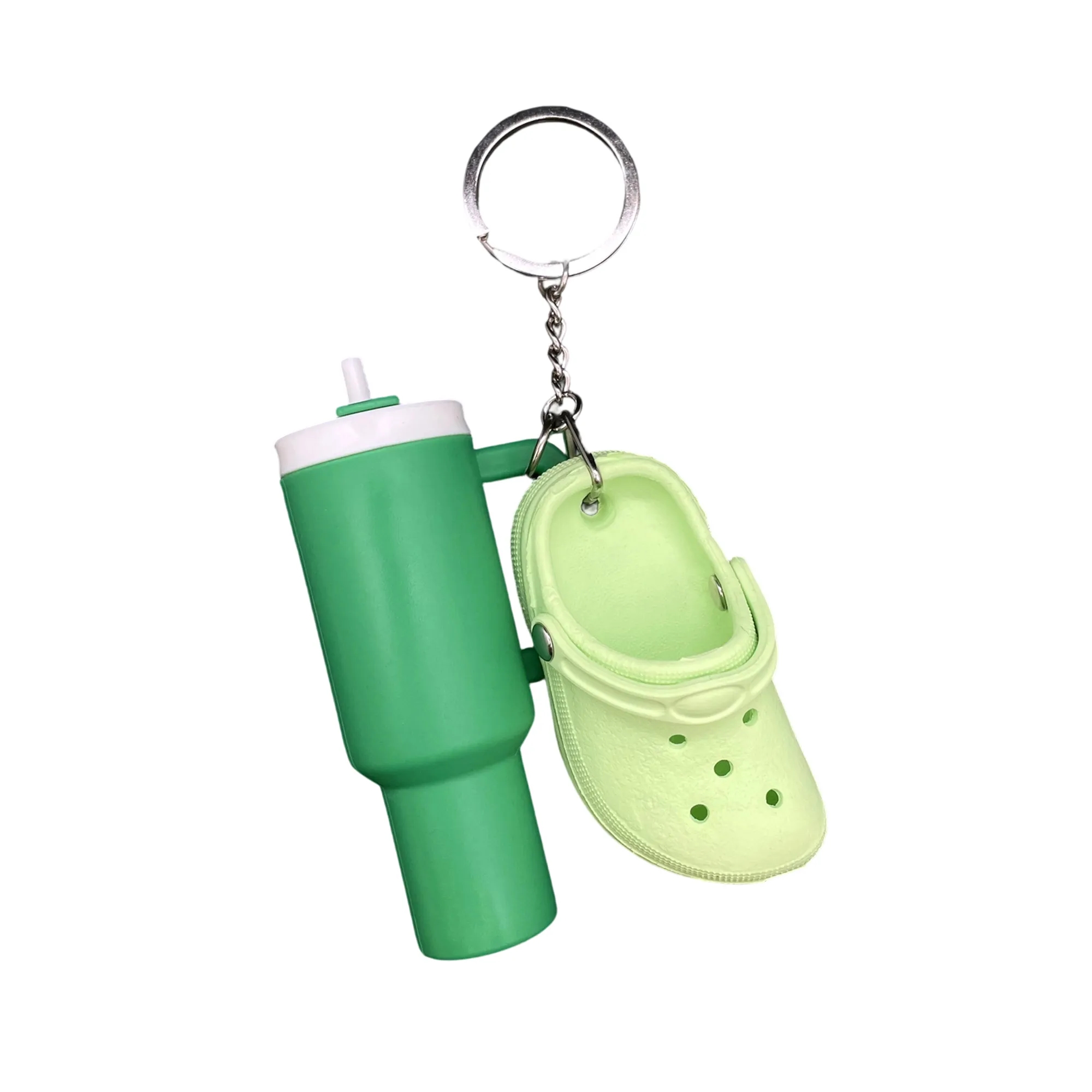 PVC Keychain Ice Cup and Clog Style Trendy Design 10