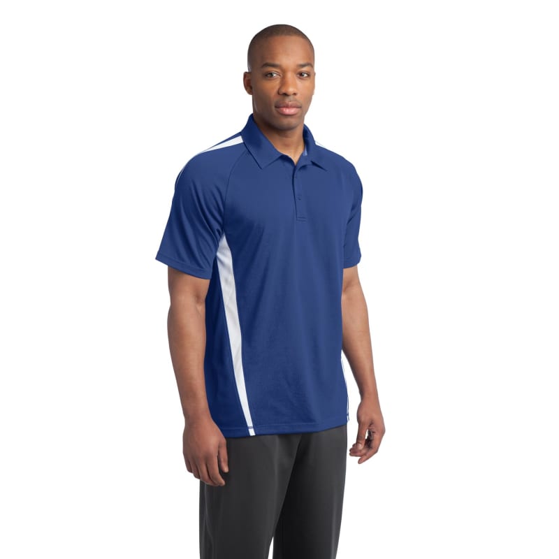 Sport-Tek PosiCharge Micro-Mesh Colorblock Polo. 14