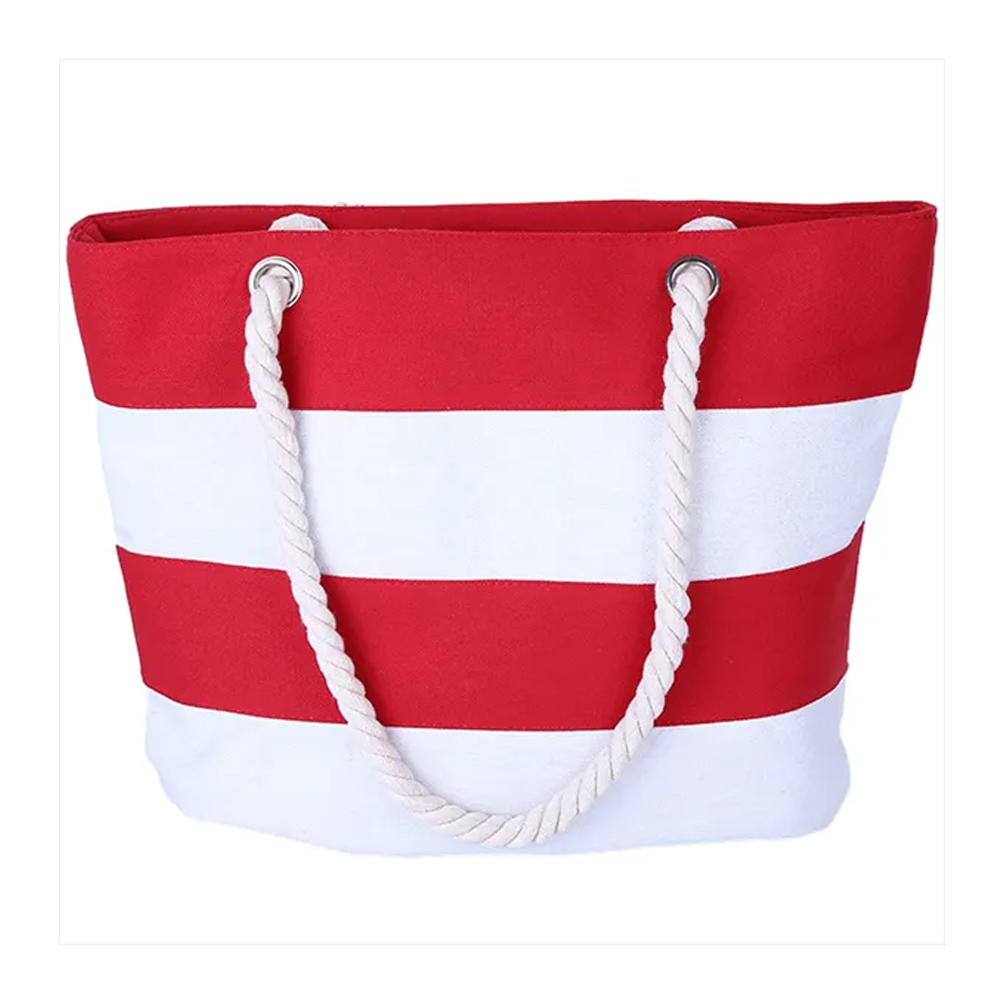 Canvas Carryall with Color Accents, custom tote bag with logo imprint 4