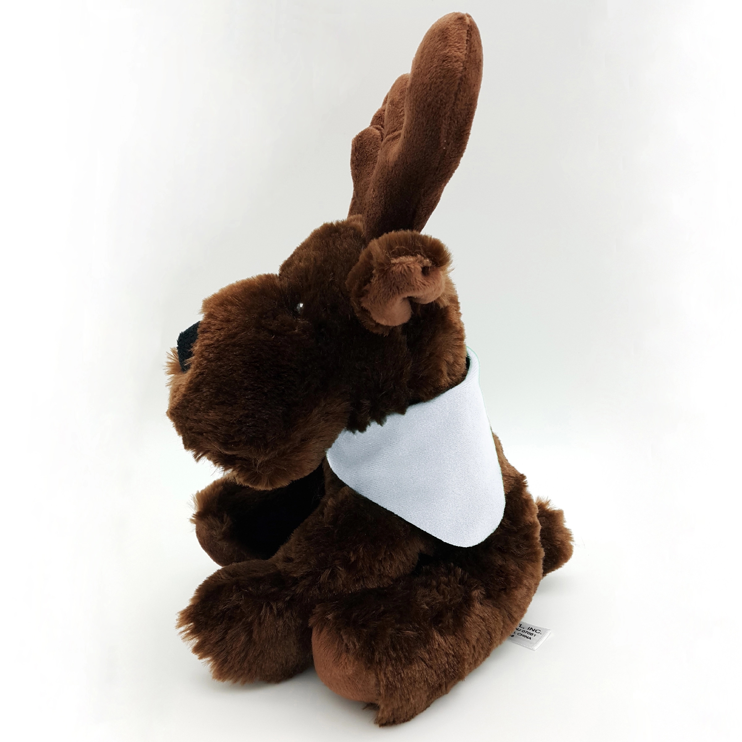 8" Brown Plush Moose 4