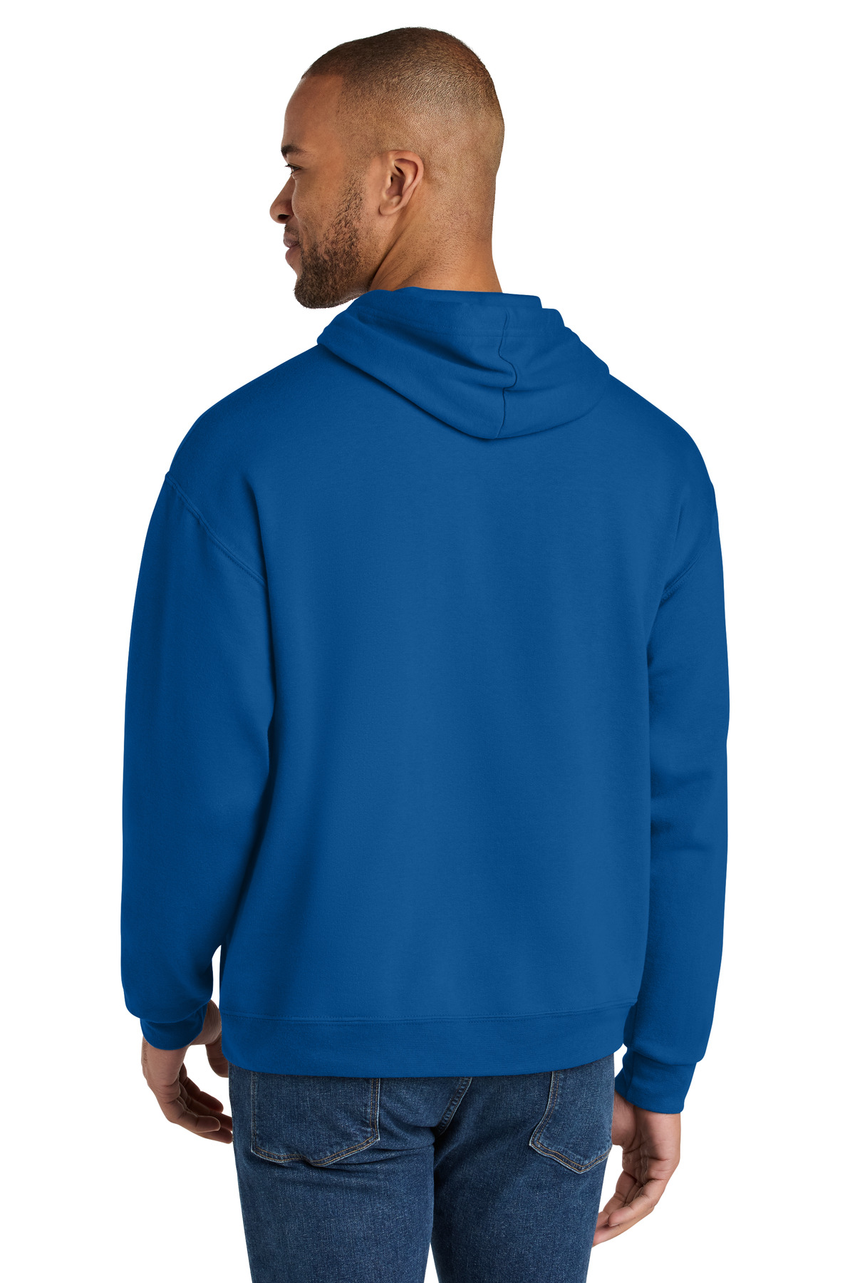 Jerzees Ultimate Unisex CVC Ring Spun Hooded Sweatshirt IC49M 40