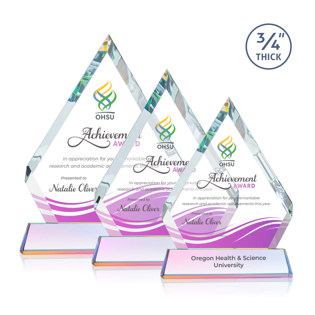 Apex VividPrint™ Award on Newhaven Base - Prismatic
