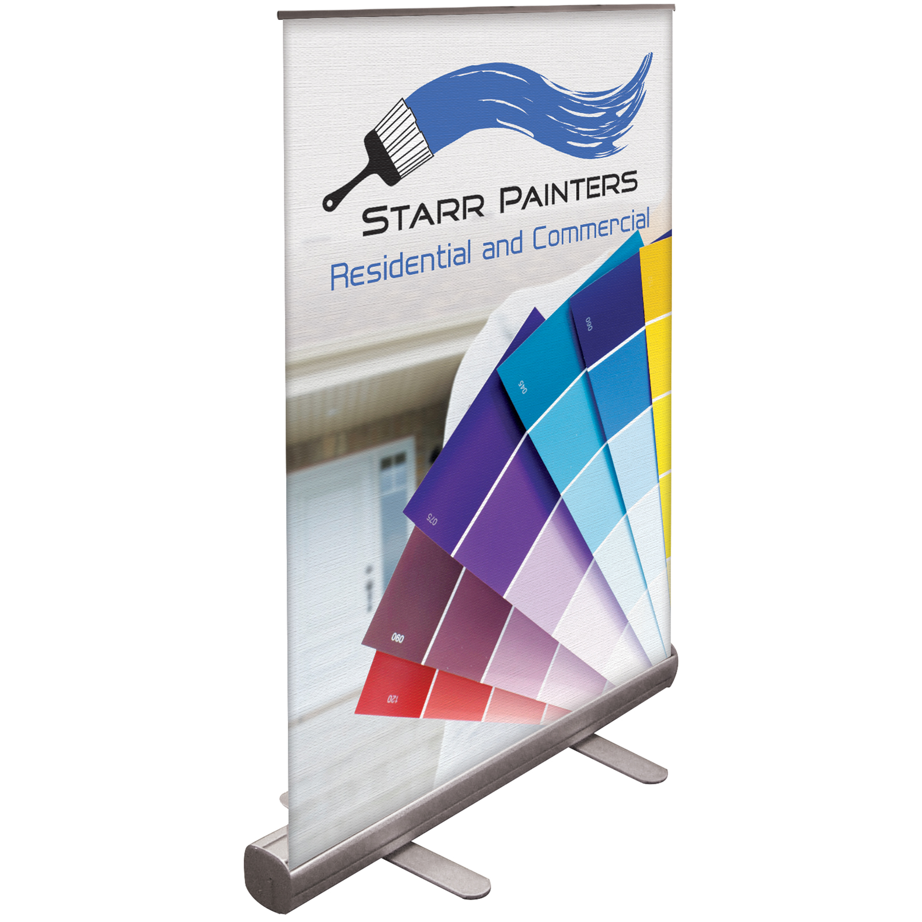 32" x 48" Custom Digitally Printed Retractable Banner Stand 4