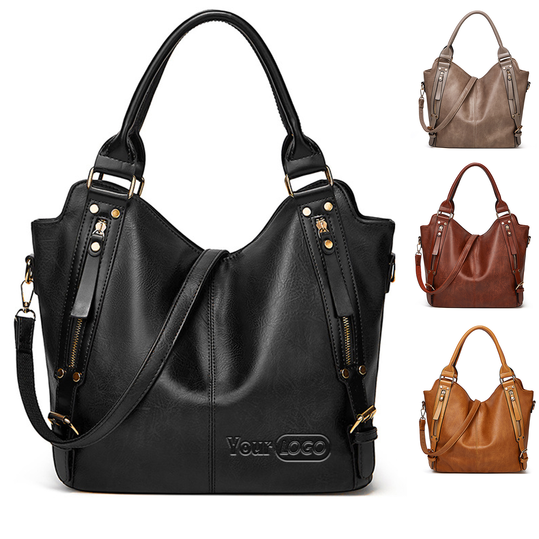 PU Leather Large Tote Bag 5