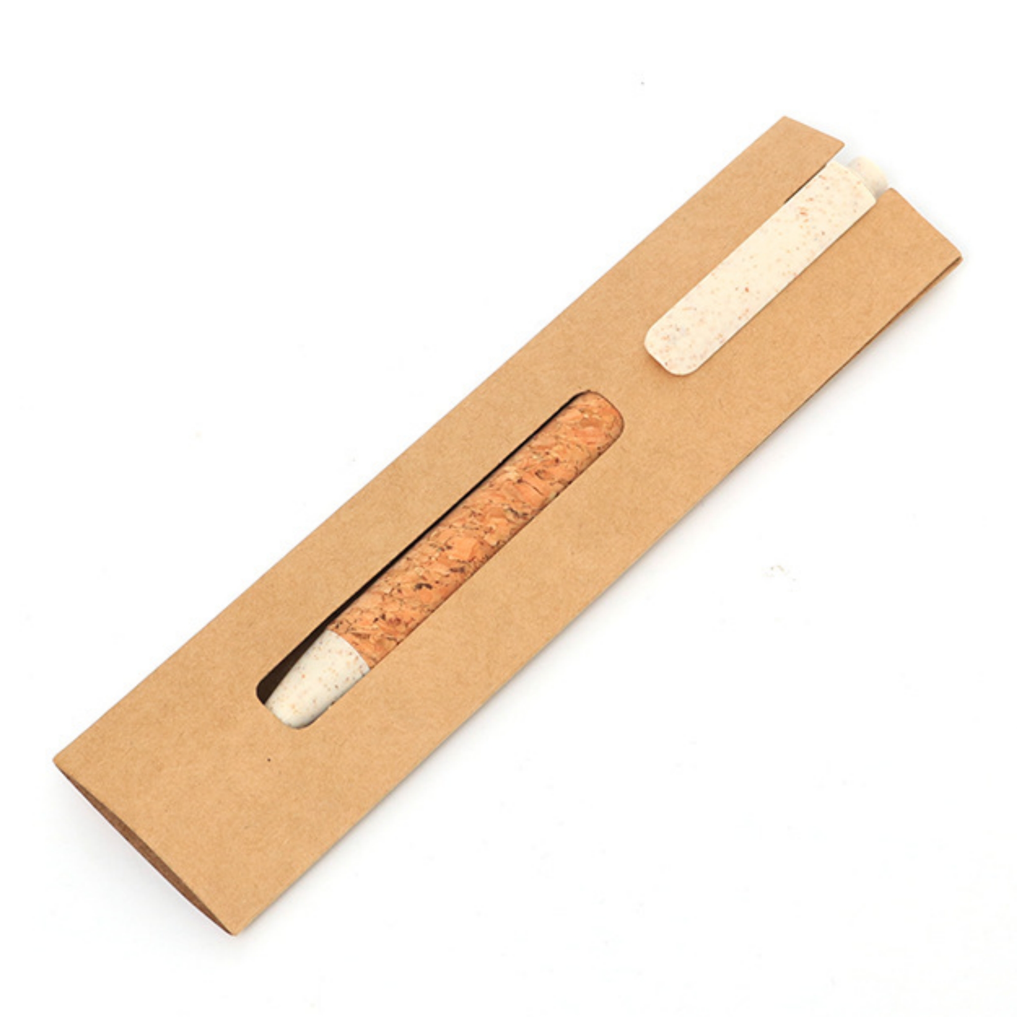 Recycled Cork Ballpoint Writing Black Ink 2