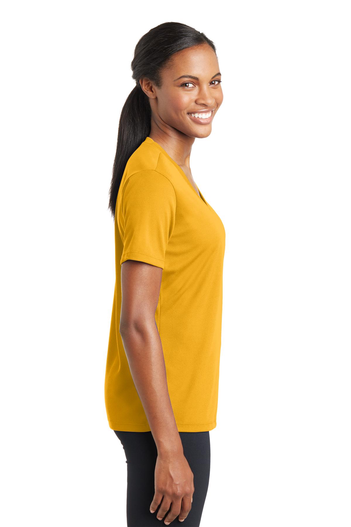 Sport-Tek Women's PosiCharge RacerMesh V-Neck Tee. LST340 75