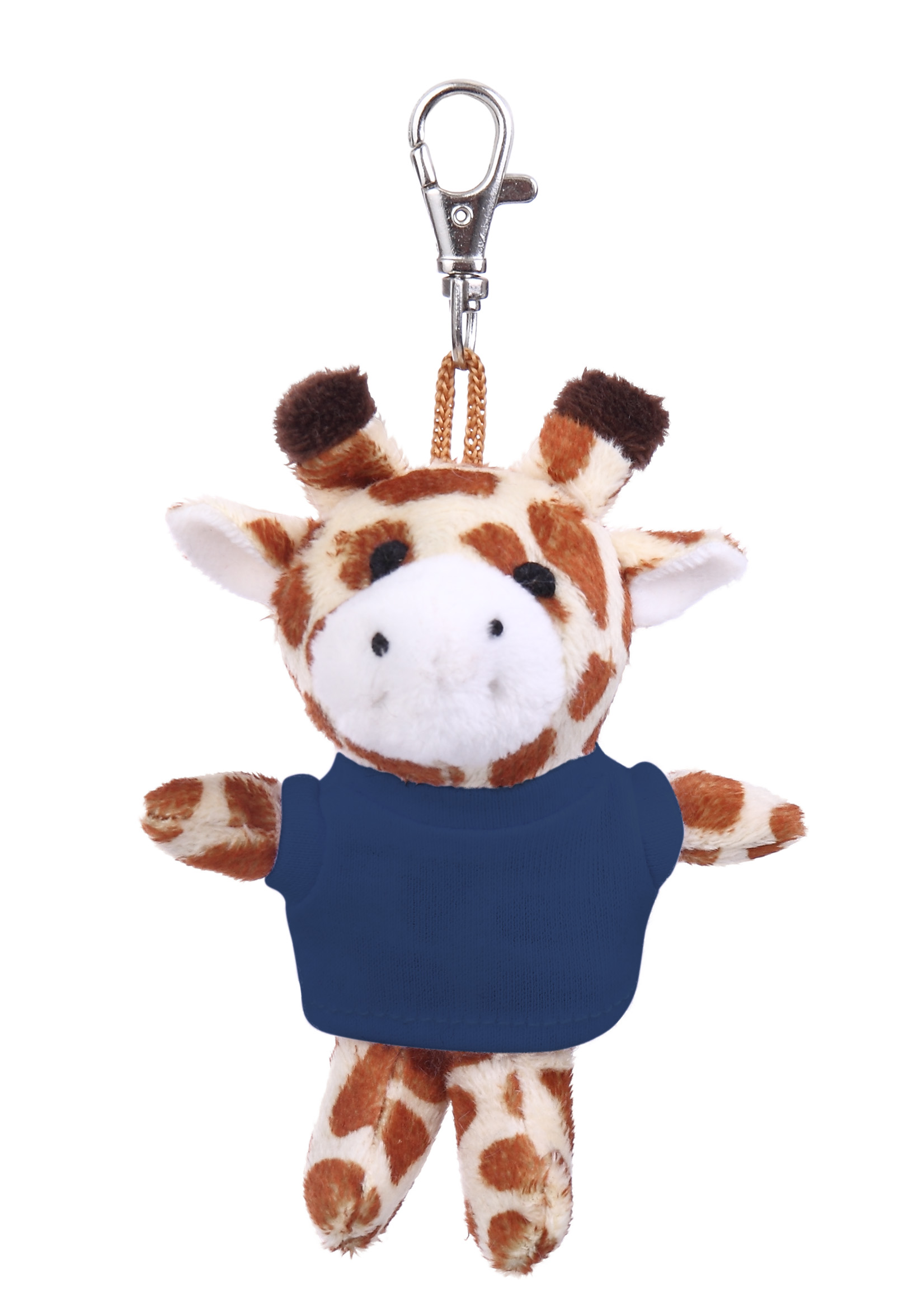 Soft Plush Giraffe Keychain with Tee 15
