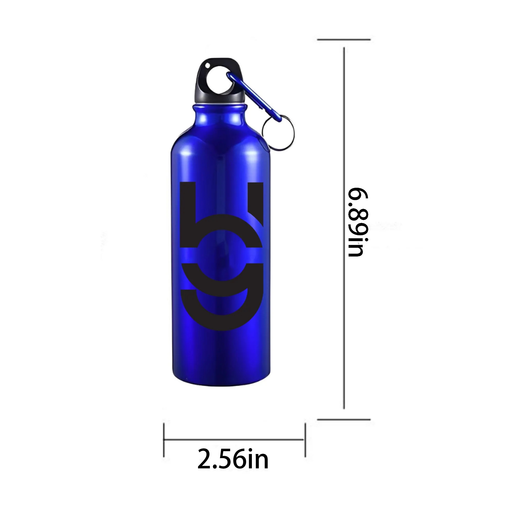 Aluminum Sports Water Bottle, custom water bottle with logo imprint 1