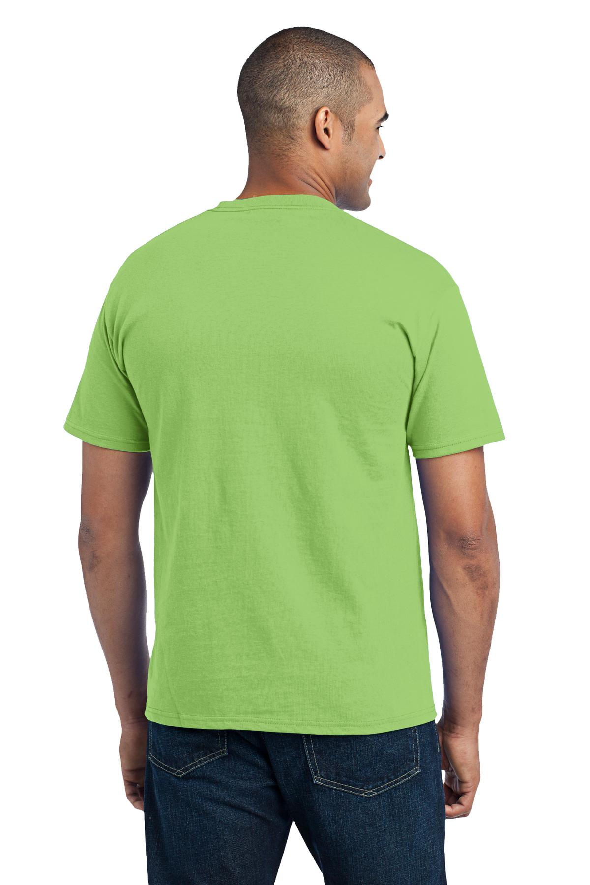 Port & Co Core Blend Pocket Tee. PC55P 129