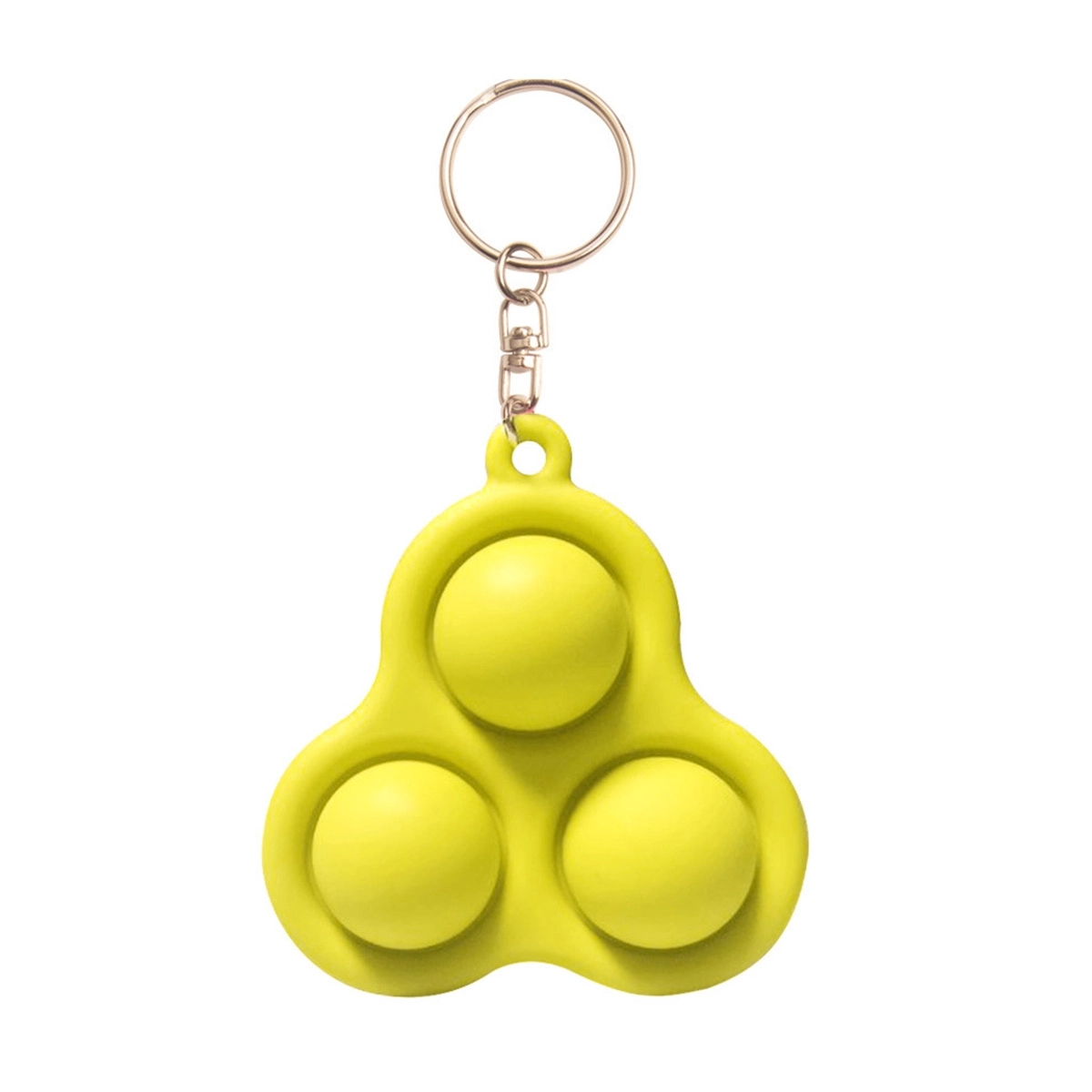 Stress Relief Bubbles Fidget Toys Silicone Keychain 7