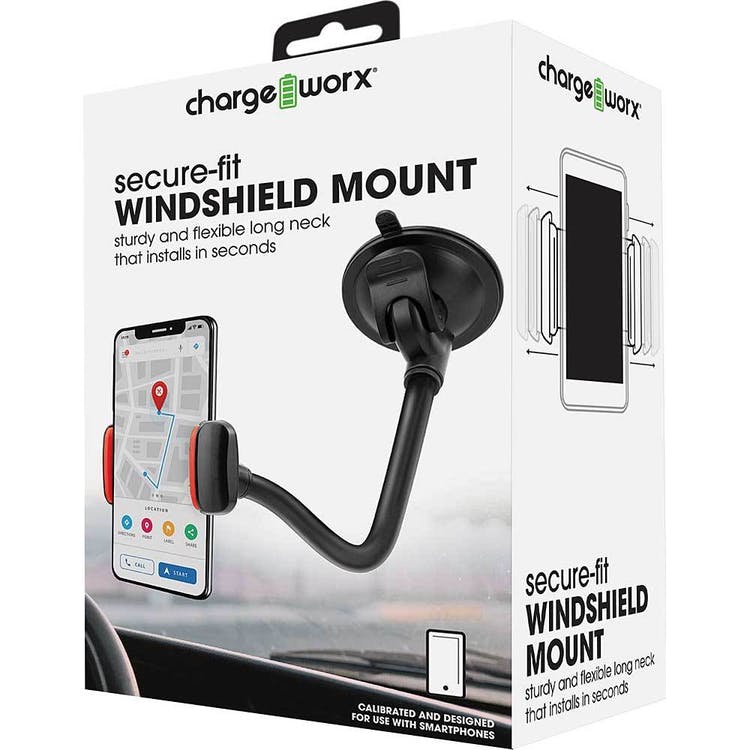 Windshield Phone Mounts - Secure-Fit Black 2