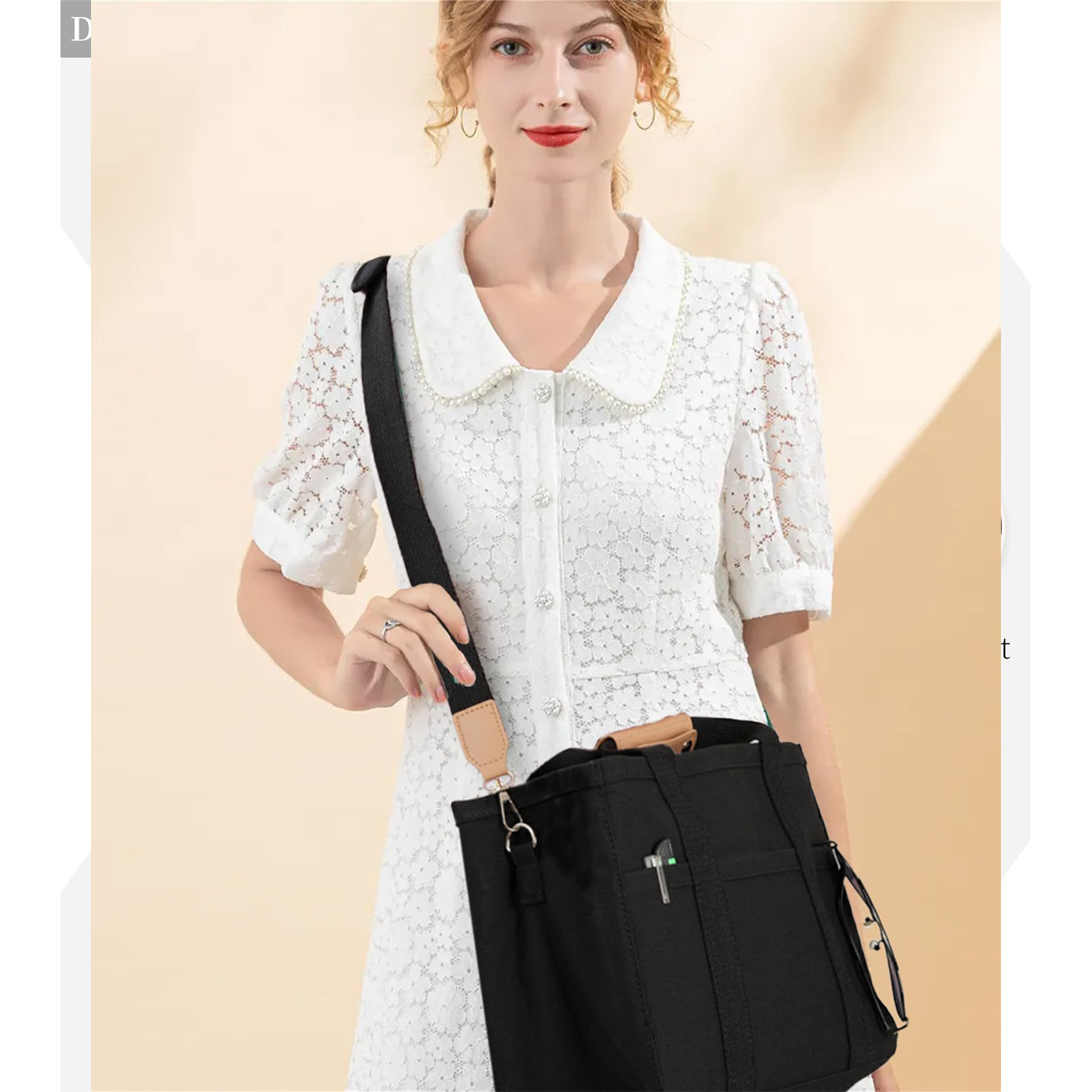 Large Capacity Multi Pockets Crossbody Bag 6
