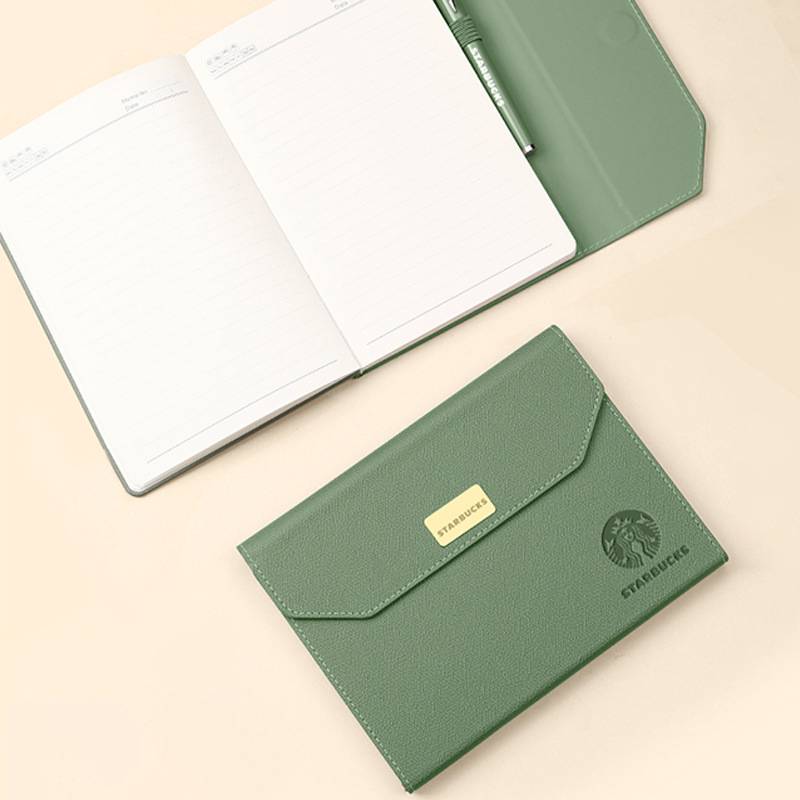 A5 Custom PU Leather Cover Business Notebook 3