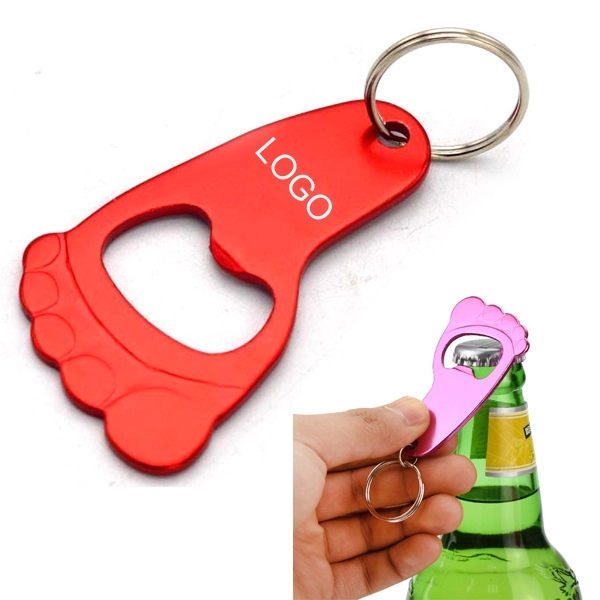 Aluminum Foot Key Chain Bottle Opener 5