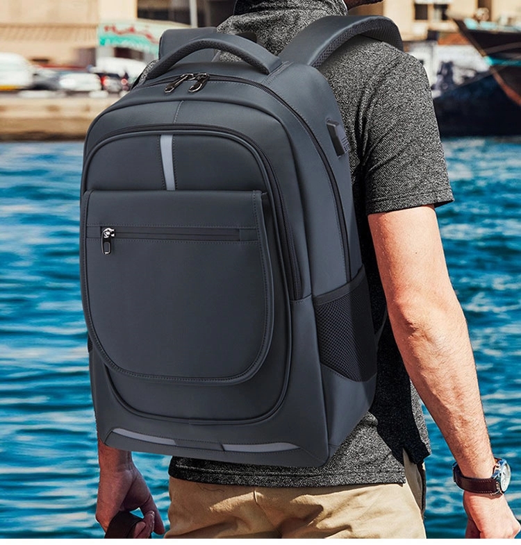 Waterproof Leisure Laptop Bags Decompression With USB Port 23