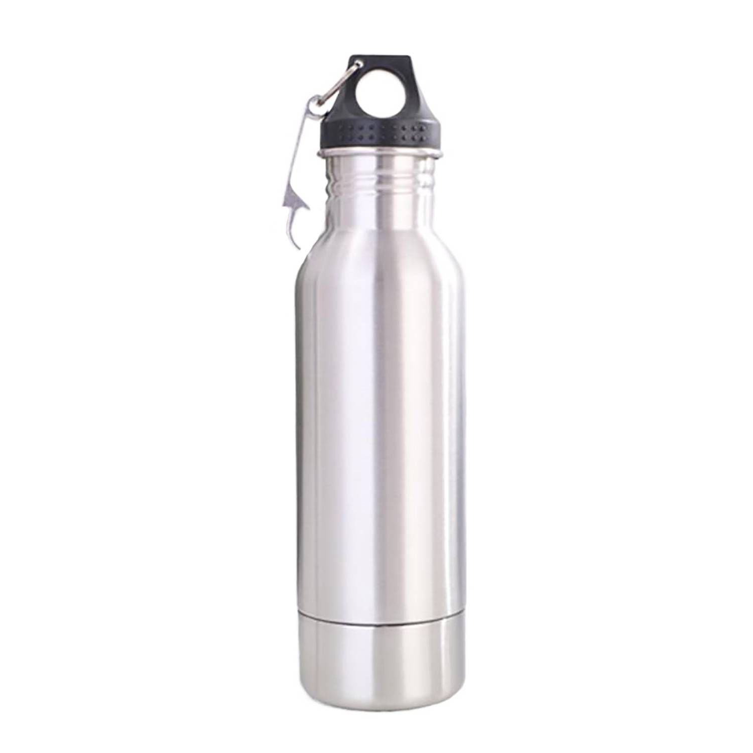 12oz Stainless Steel Beer Cooler Bottle w/ Opener 17