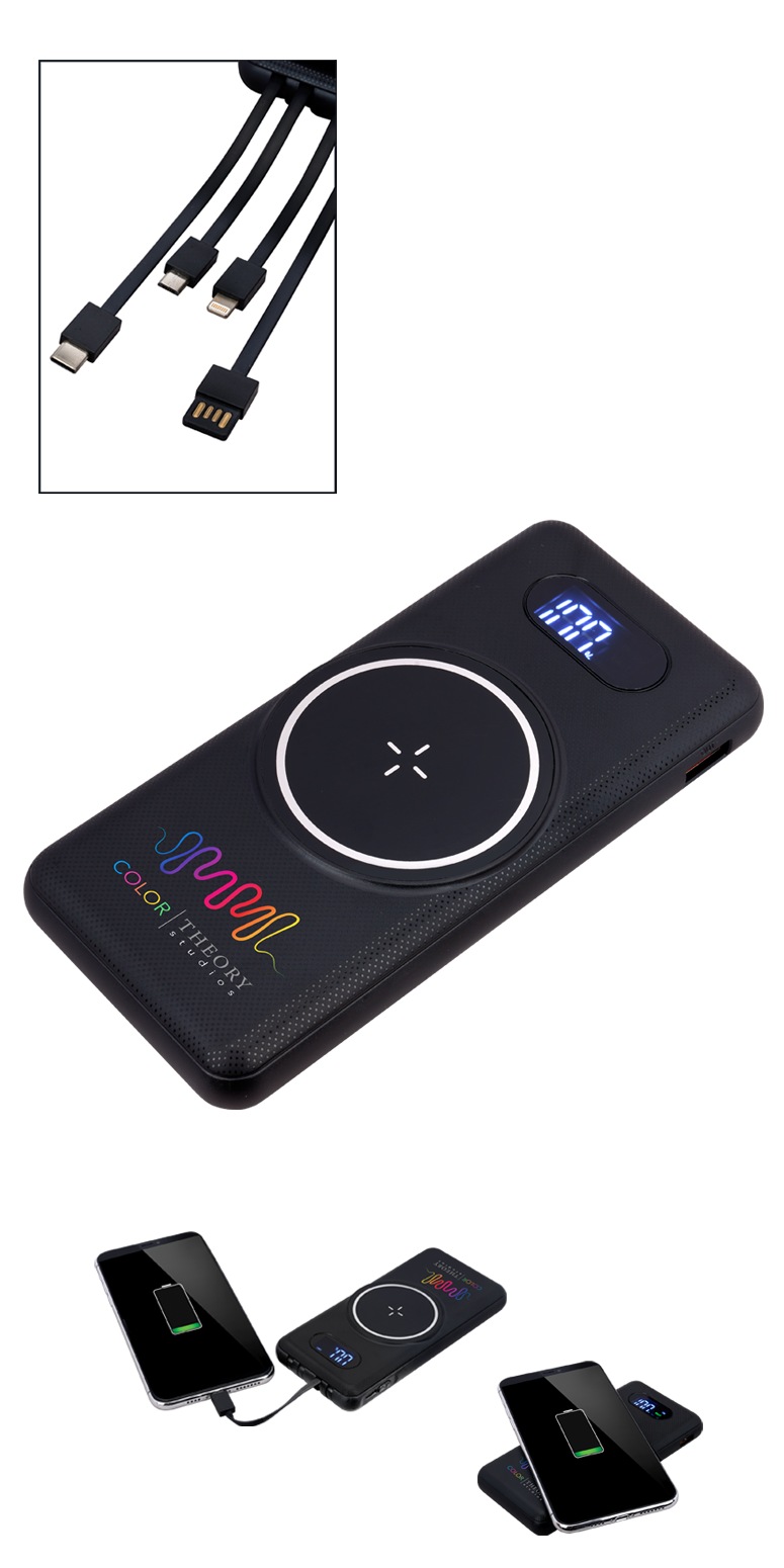 Magnetic Wireless Charger & Power Bank 10,000mAh 25