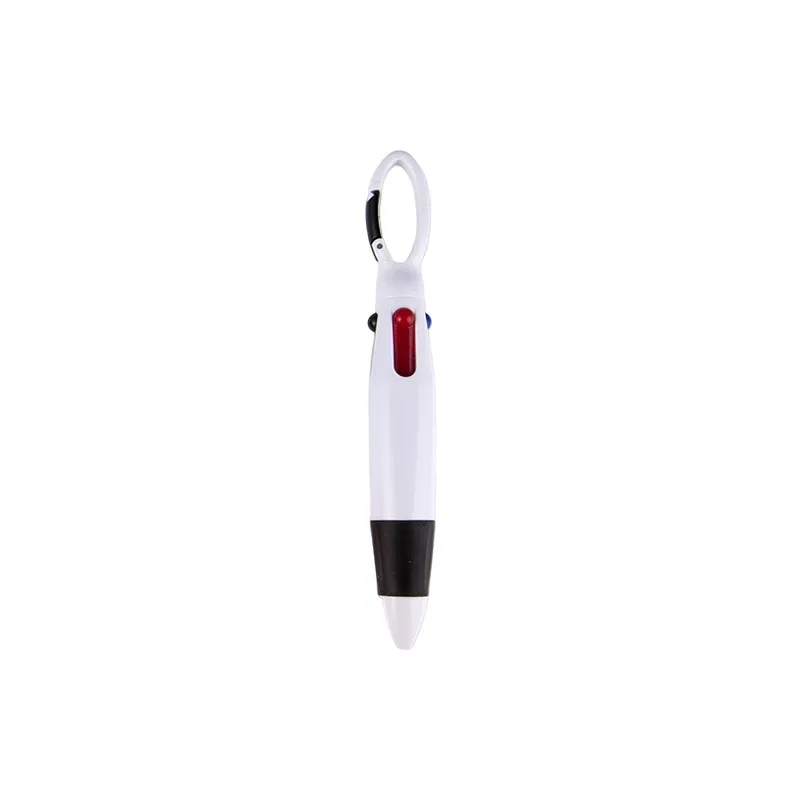 Four Color Retractable Button Pen Plastic 3