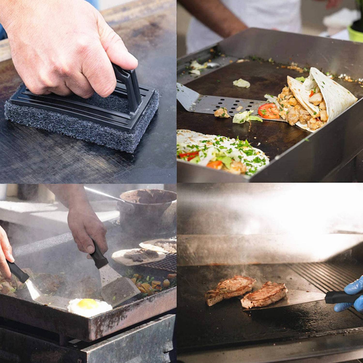 Griddle Accessories 15pcs Flat Top Grill Tools Set 3