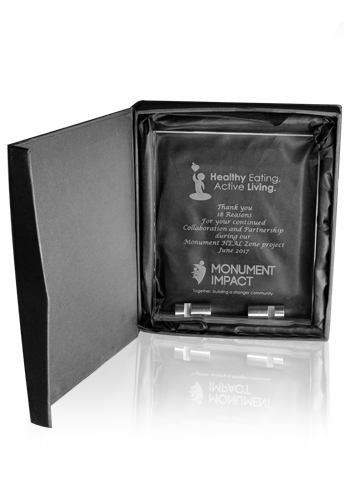 Small Chroma Glass Awards with Double Stand 1