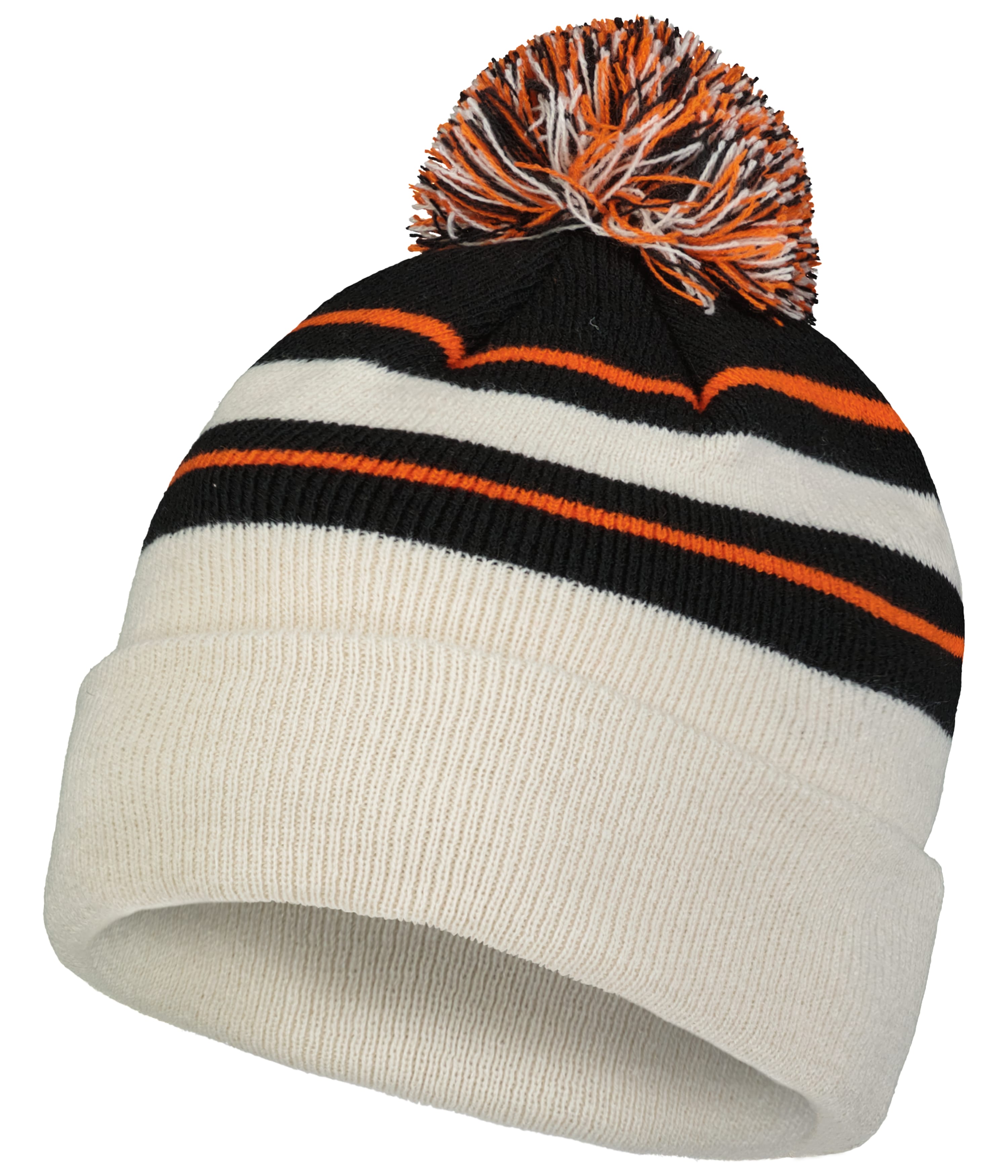 Knit Fold Over Pom-Pom Beanie 28