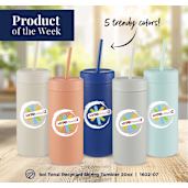 Sol Tonal Straw Tumbler 20oz 6