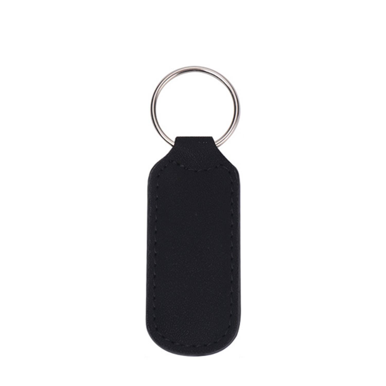 PU Leather Double Stitched Keychain 5